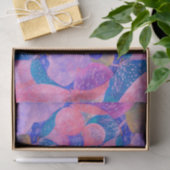 ヴィンテージアンティーク紫ピンクファインアートバルーン 薄葉紙 (ギフト)