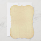 ヴィンテージアンティーク結婚アールデコのリハーサルディナー 招待状 (裏面)