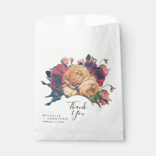 ヴィンテージアンティーク結婚バラの治療 フェイバーバッグ