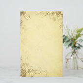 ヴィンテージアンティーク結婚ルック文房具 便箋 (スタンド正面)