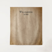 ヴィンテージアンティーク縦型写真背景タペストリー タペストリー (正面)