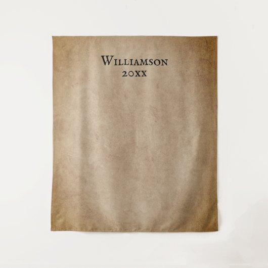 ヴィンテージアンティーク縦型写真背景タペストリー タペストリー (正面)