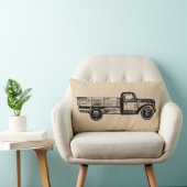 ヴィンテージアンティーク自動車トラックカスタム枕 ランバークッション (椅子)