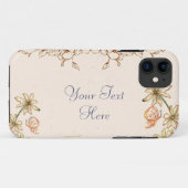 ヴィンテージアンティーク花 Case-Mate iPhoneケース (裏面(横))