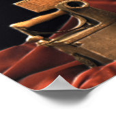 ヴィンテージアンティーク裁縫機 ポスター (角)