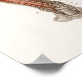 ヴィンテージアンティーク解剖学的解剖学的図 ポスター (角)