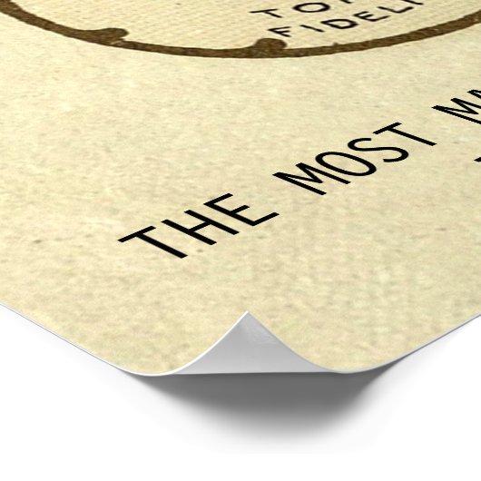 ヴィンテージアンティーク誕生石カスタマイズ可能プリント ポスター (角)