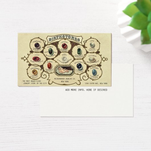 ヴィンテージアンティーク誕生石ジュエリージュエラークラフト (デスク)