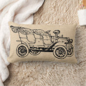 ヴィンテージアンティーク車カスタム用枕 ランバークッション (ブランケット)