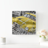 ヴィンテージアンティーク車 スクエア壁時計 (ホーム)