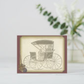 ヴィンテージアンティーク車Hisデザイン ポストカード (スタンド正面)