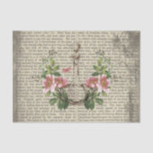 ヴィンテージアンティーク辞書文献ボトル 薄葉紙 (正面)