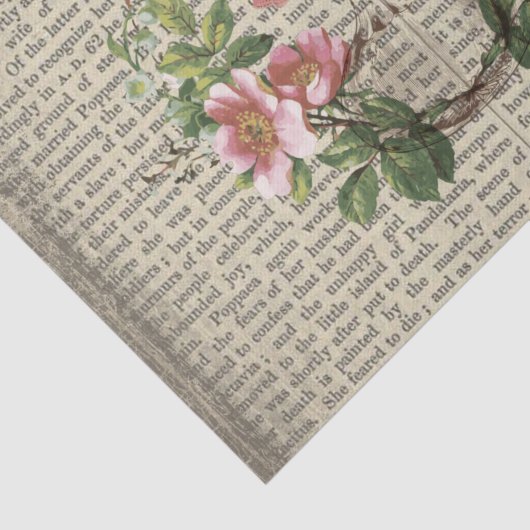 ヴィンテージアンティーク辞書文献ボトル 薄葉紙 (詳細)