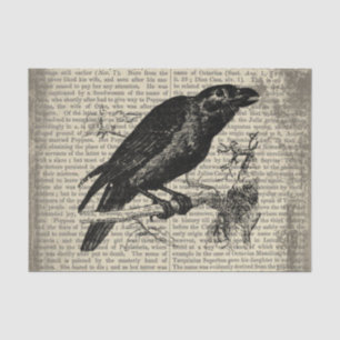 ヴィンテージアンティーク辞書Raven 薄葉紙