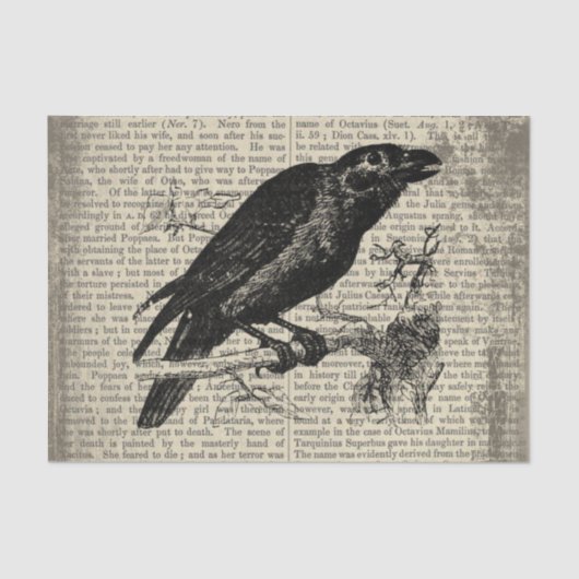 ヴィンテージアンティーク辞書Raven 薄葉紙 (正面)