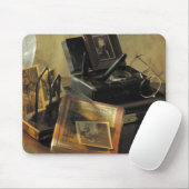 ヴィンテージアンティーク過去の郷愁 マウスパッド (マウス)