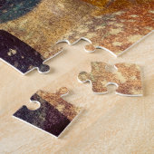 ヴィンテージアンティーク金ゴールド紫抽象芸術バルーン ジグソーパズル (側面)