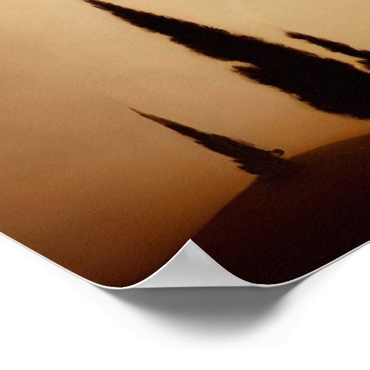 ヴィンテージアンティークUFOアー絵画ト ポスター (角)