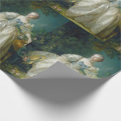 ヴィンテージアントワネットスタイルラッピング紙 ラッピングペーパー (角)