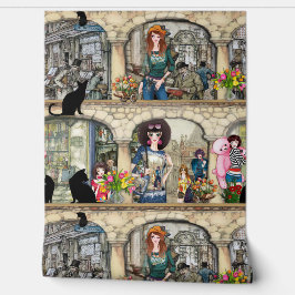 ヴィンテージアントンピエックアート 壁紙