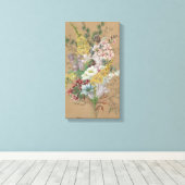 ヴィンテージアンナステンヤニットテルアルパインフラワーズ キャンバスプリント (インサイチュ (ウッドフロア))