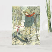 ヴィンテージアンヌアンダーソンHappy Thanksgiving シーズンカード (正面)