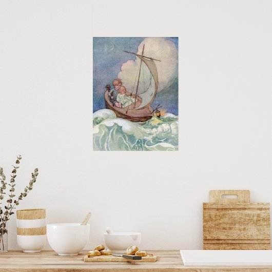 ヴィンテージアンヌ・アンダーソンのフェアリーランドへの航海 ポスター (キッチン)