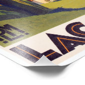 ヴィンテージアンネシーフランス旅行ポスター フォトプリント            (角)