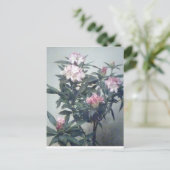 ヴィンテージアンリラトゥールブルーミングロードデンドロンブランチ ポストカード (スタンド正面)