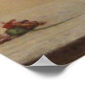 ヴィンテージアンリラトゥール花 ポスター (角)