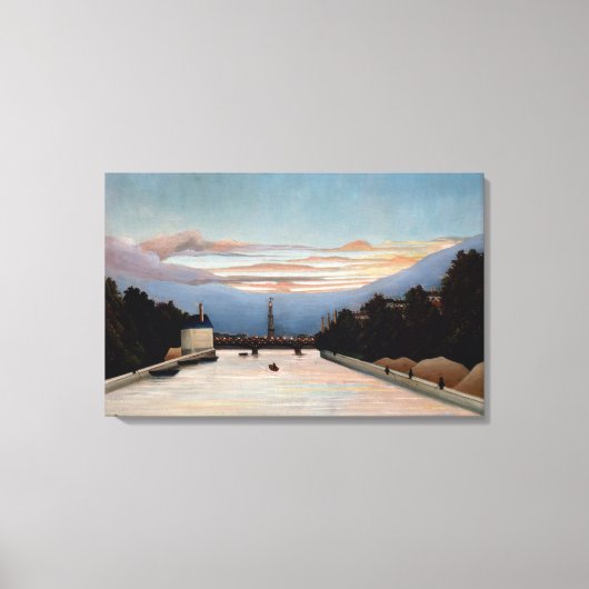 ヴィンテージアンリルーソーザエッフェルタワー キャンバスプリント (正面)