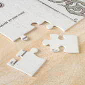 ヴィンテージアーカンソーの地図（1855年） ジグソーパズル (側面)