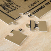 ヴィンテージアーカンソーの地図(1912) – タン ジグソーパズル (側面)