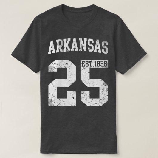 ヴィンテージアーカンソー25州 Tシャツ (デザイン正面)