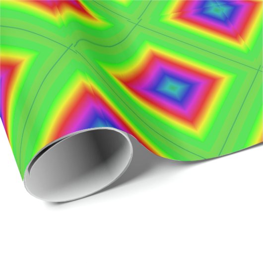 ヴィンテージアーガイルレトロおもしろいファブ ラッピングペーパー (ロールコーナー)