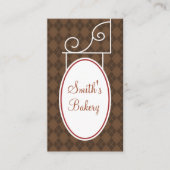 ヴィンテージアーガイル錆サイン名刺 名刺 (正面)