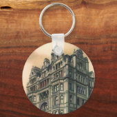 ヴィンテージアーキテクズクイーンズホテルライスタースクエア キーホルダー (裏面)