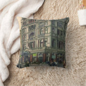 ヴィンテージアーキテクズクイーンズホテルライスタースクエア クッション (ブランケット)