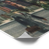 ヴィンテージアーキテクズクイーンズホテルライスタースクエア ポスター (角)