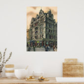 ヴィンテージアーキテクズクイーンズホテルライスタースクエア ポスター (キッチン)