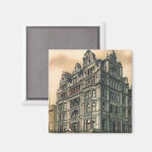 ヴィンテージアーキテクズクイーンズホテルライスタースクエア マグネット (正面/裏面)