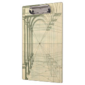 ヴィンテージアーキテクチャ、アーチ型カラムのパースペクティブ クリップボード (左)