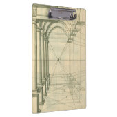 ヴィンテージアーキテクチャ、アーチ型カラムのパースペクティブ クリップボード (右)