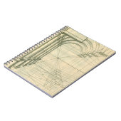 ヴィンテージアーキテクチャ、アーチ型カラムのパースペクティブ ノートブック (左側)