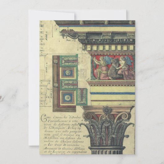 ヴィンテージアーキテクチャ、コーニス成形品付き柱 (正面)