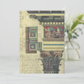 ヴィンテージアーキテクチャ、コーニス成形品付き柱 (スタンド正面)