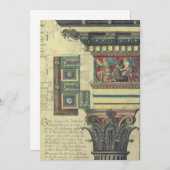 ヴィンテージアーキテクチャ、コーニス成形品付き柱 (正面/裏面)