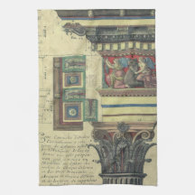 ヴィンテージアーキテクチャ、コーニス成形品付き柱