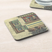 ヴィンテージアーキテクチャ、コーニス成形品付き柱 コースター (左側)