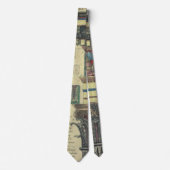 ヴィンテージアーキテクチャ、コーニス成形品付き柱 ネクタイ (正面)